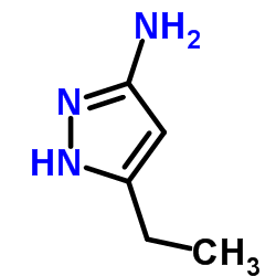 5-乙基-1H-吡唑-3-胺结构式