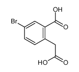 5-Bromo-2-(carboxymethyl)benzoic acid structure