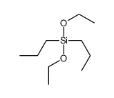 Diethoxy(dipropyl)silane结构式