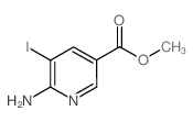 6-氨基-5-碘烟酸甲酯结构式