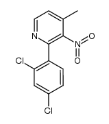 2-(2',4'-dichlorophenyl)-3-nitro-4-methyl pyridine Structure
