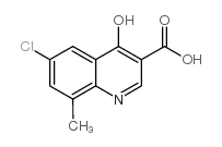 6-氯-4-羟基-8-甲基喹啉-3-羧酸图片