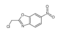 2-(Chloromethyl)-6-nitro-1,3-benzoxazole结构式