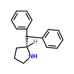 (2R)-2-(Diphenylmethyl)pyrrolidine Structure