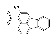 2-Amino-3-nitro-fluoranthen Structure