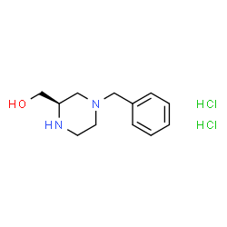 (R)-(4-苄基哌嗪-2-基)甲醇二盐酸盐结构式