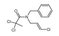 N-benzyl-N-(3-chloro-2-propenyl)-2,2-dichloropropanamide Structure