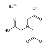 barium(2+),2-[carboxylatomethyl(carboxymethyl)amino]acetate Structure