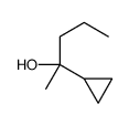 2-Cyclopropyl-2-pentanol结构式