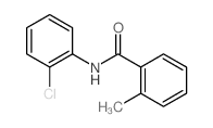 Benzamide,N-(2-chlorophenyl)-2-methyl- structure