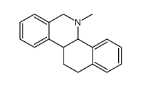 (4bS,10bS)-5-methyl-6,10b,11,12-tetrahydro-4bH-benzo[c]phenanthridine结构式