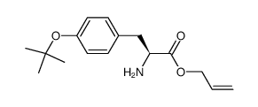 (S)-allyl 2-amino-3-(4-(tert-butoxy)phenyl)propanoate Structure