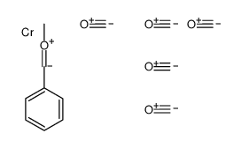 Pentacarbonyl(α-methoxybenzylidene)chromium结构式