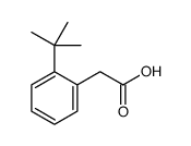 (2-tert-butylphenyl)acetic acid结构式