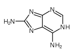 8-氨基腺嘌呤结构式