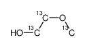 2-甲氧基乙醇-13C3结构式