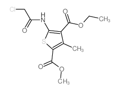 4-Ethyl 2-methyl 5-[(chloroacetyl)amino]-3-methylthiophene-2,4-dicarboxylate picture