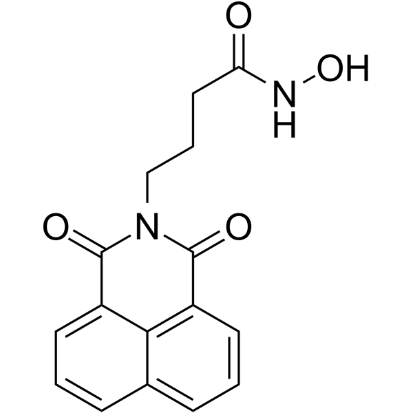 4-(1,3-二氧代-1H-苯并[de]异喹啉-2(3H)-基)-N-羟基丁酰胺结构式