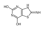 2-amino-4H-[1,3]thiazolo[4,5-d]pyrimidine-5,7-dione Structure