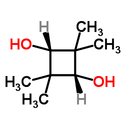 cis-2,2,4,4-Tetramethyl-1,3-cyclobutanediol结构式