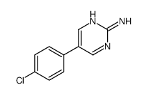 5-(4-氯苯基)-2-嘧啶胺结构式