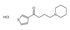 4-piperidin-1-yl-1-thiophen-3-ylbutan-1-one,hydrochloride结构式