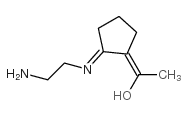 Ethanol, 1-[2-[(2-aminoethyl)imino]cyclopentylidene]- (9CI) structure
