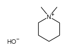 1,1-dimethylpiperidinium hydroxide结构式