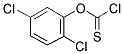 2,5-二氯苯基硫代氯甲酸酯结构式