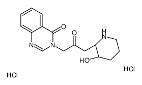 Febrifugine dihydrochloride结构式