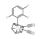 Iron,dicarbonyl(h5-2,4-cyclopentadien-1-yl)(2,3,6-trifluorophenyl)- structure