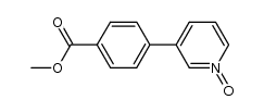 methyl 4-[pyridine-N-oxide-3-yl]-benzoate Structure