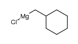 cyclohexylmethylmagnesium chloride结构式