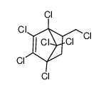 (+/-)-1,2,3,4,7,7-hexachloro-5endo-chloromethyl-norborn-2-ene结构式