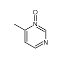 Pyrimidine, 4-methyl-, 3-oxide (7CI,8CI,9CI) Structure