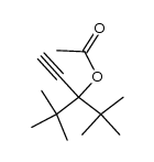 3-acetoxy-3-tert-butyl-4,4-dimethyl-pent-1-yne Structure