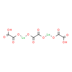 tris[oxalato(2-)]dilutetium structure