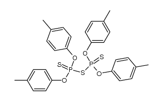 bis(O,O'-di-p-tolylphosphorothioyl) sulfide结构式
