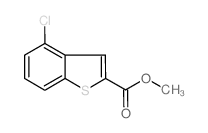 Methyl 4-chloro-1-benzothiophene-2-carboxylate Structure