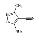 5-Amino-3-methyl-4-isoxazolecarbonitrile Structure