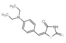 4-Thiazolidinone,5-[[4-(diethylamino)phenyl]methylene]-2-thioxo- Structure
