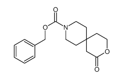 2-氧代-3-噁-9-氮杂螺[5.5]十一烷-9-羧酸苯甲酯结构式