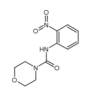 morpholine-4-carboxylic acid 2-nitro-anilide Structure