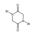 N,N'-dibromo-2,5-piperazinedione (NBP)结构式