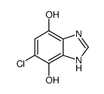 5-Chloro-1H-benzimidazole-4,7-diol Structure