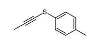 1-p-Tolyl-mercapto-2-methyl-acetylen结构式