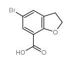 5-BROMO-2,3-DIHYDROBENZOFURAN-7-CARBOXYLIC ACID structure