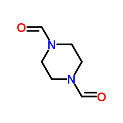 1,4-Piperazinedicarbaldehyde Structure