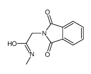 2-(1,3-dioxoisoindol-2-yl)-N-methylacetamide结构式