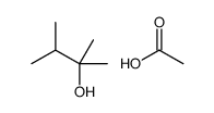 acetic acid,2,3-dimethylbutan-2-ol结构式